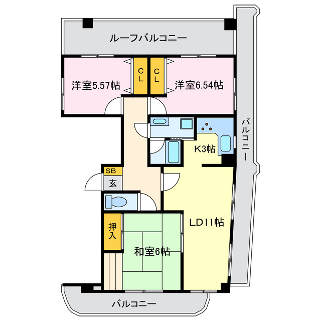 額田郡幸田町大字菱池のマンションの間取り