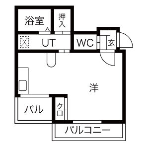 幸栄荘の間取り