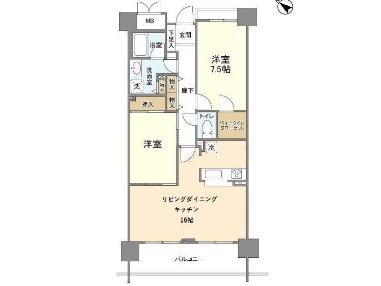 【江東区豊洲のマンションの間取り】