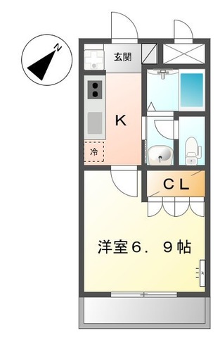 コンフォール・戸手の間取り