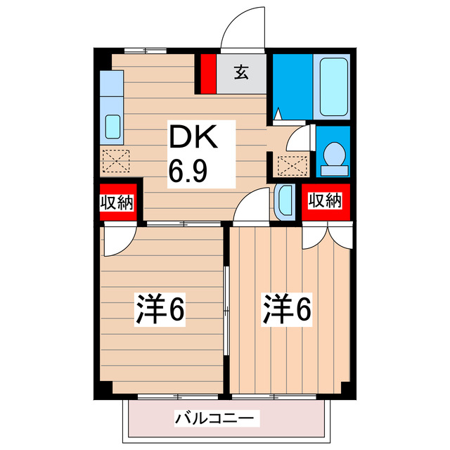 エイブルーIの間取り