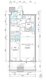 パークタワー勝どきサウスの間取り