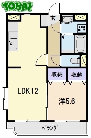 イルコリーヌIIの間取り