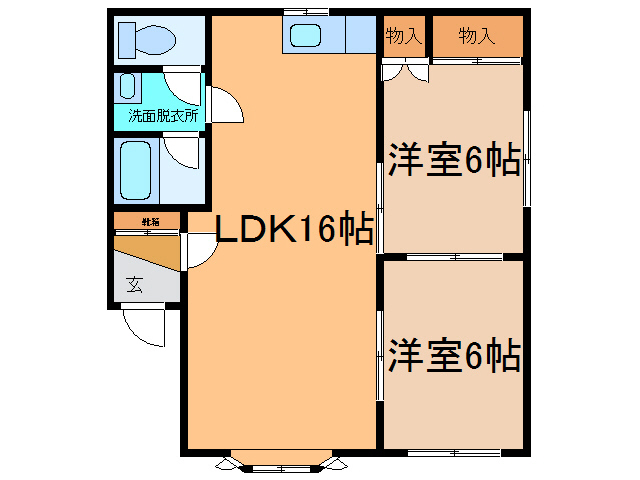 ドリームシャトーの間取り