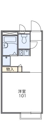 レオパレスリベエールの間取り