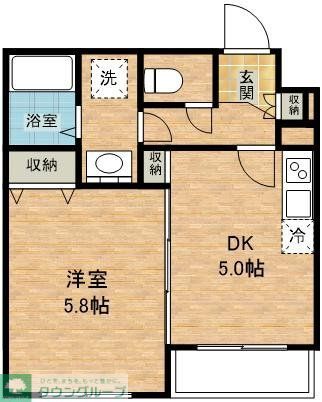 八王子市別所のマンションの間取り