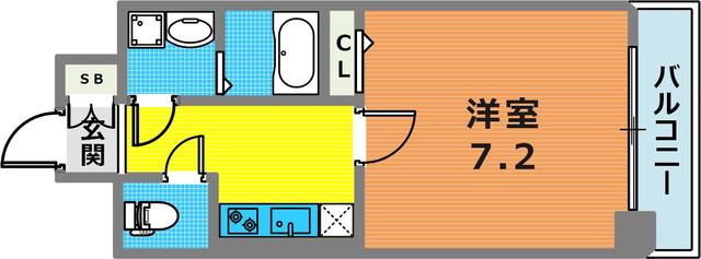 silus東灘深江の間取り