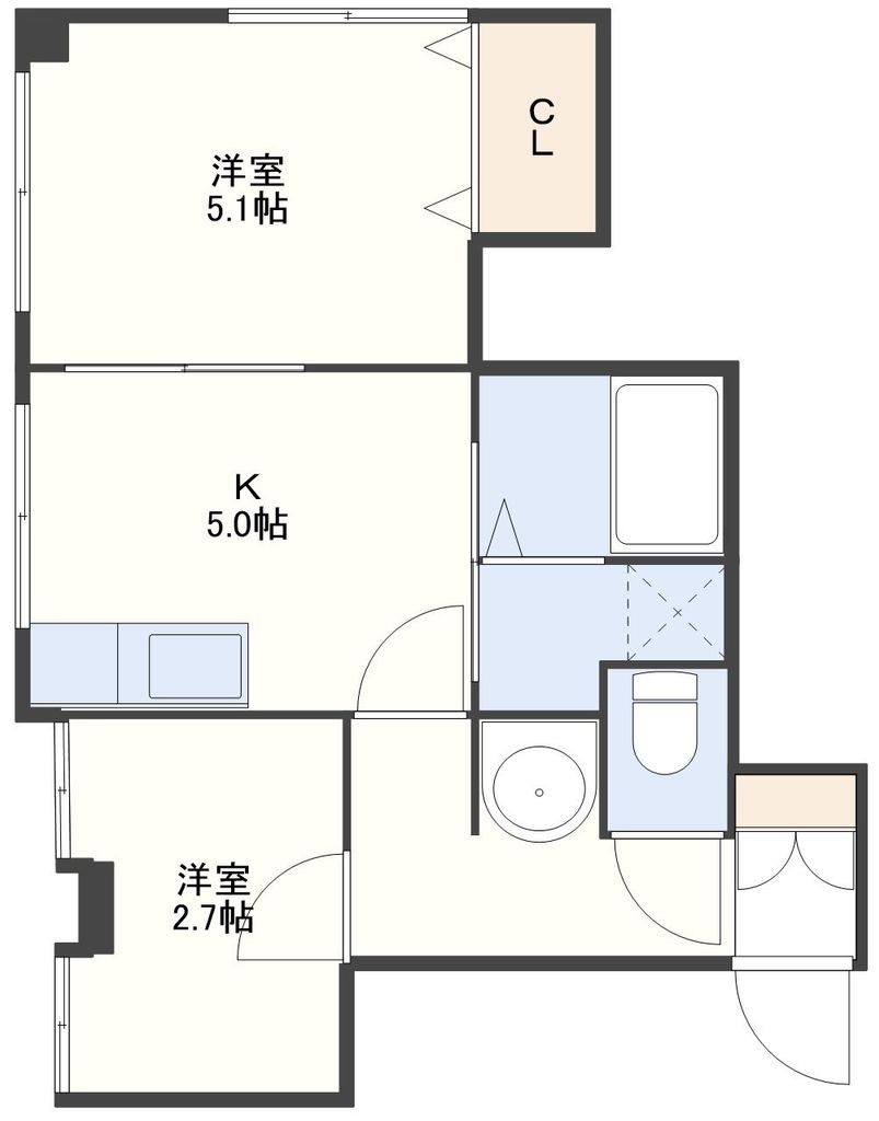 山王マンションの間取り