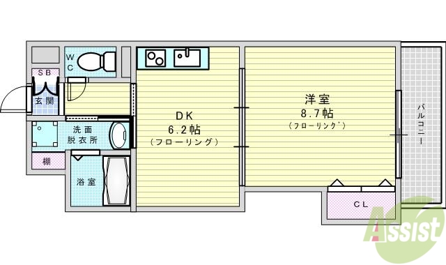 サウスアルカディアの間取り