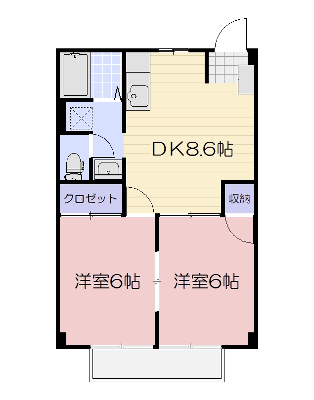 ニューシティレスポワールの間取り