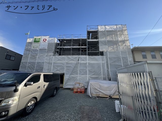 【豊橋市牟呂町のアパートの建物外観】