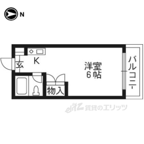 エクセル田辺の間取り