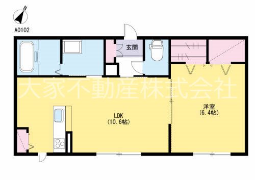 シャーメゾン愛野の間取り