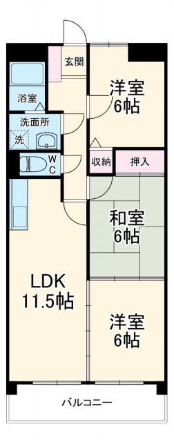 丹羽郡扶桑町大字柏森のマンションの間取り