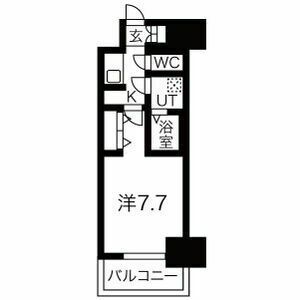 愛知県名古屋市中村区太閤２（マンション）の賃貸物件の間取り
