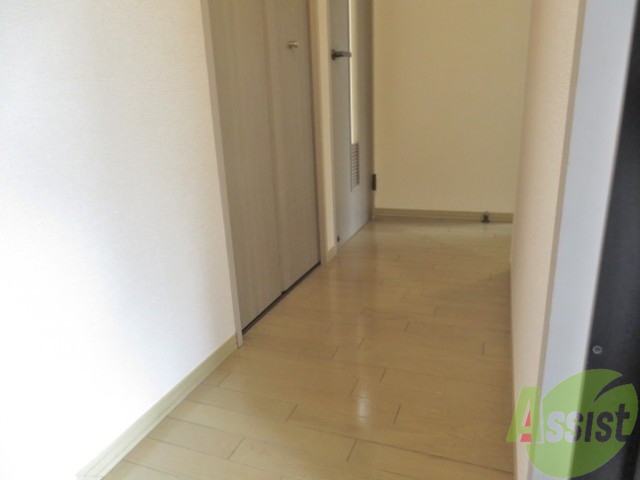 玄関　玄関からの様子です。廊下にも収納があり便利です。