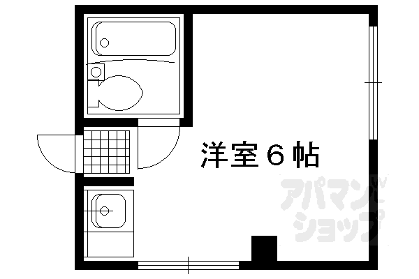 西村マンションの間取り写真