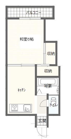希望荘の間取り写真