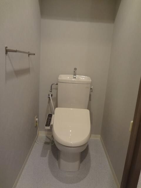 トイレ　落ち着いた色調のトイレです