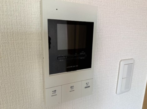 セキュリティ　来客時はこちらで確認できます。