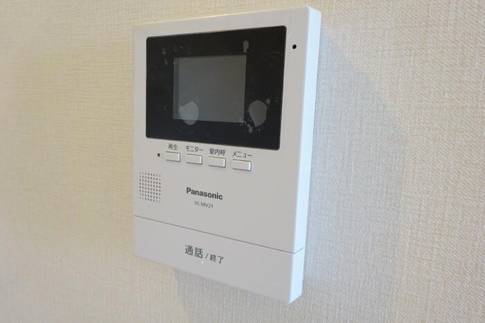 セキュリティ　モニター付きインターホンです