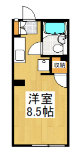 小田急線 鶴川駅 徒歩7分 2階建 築35年の間取り写真
