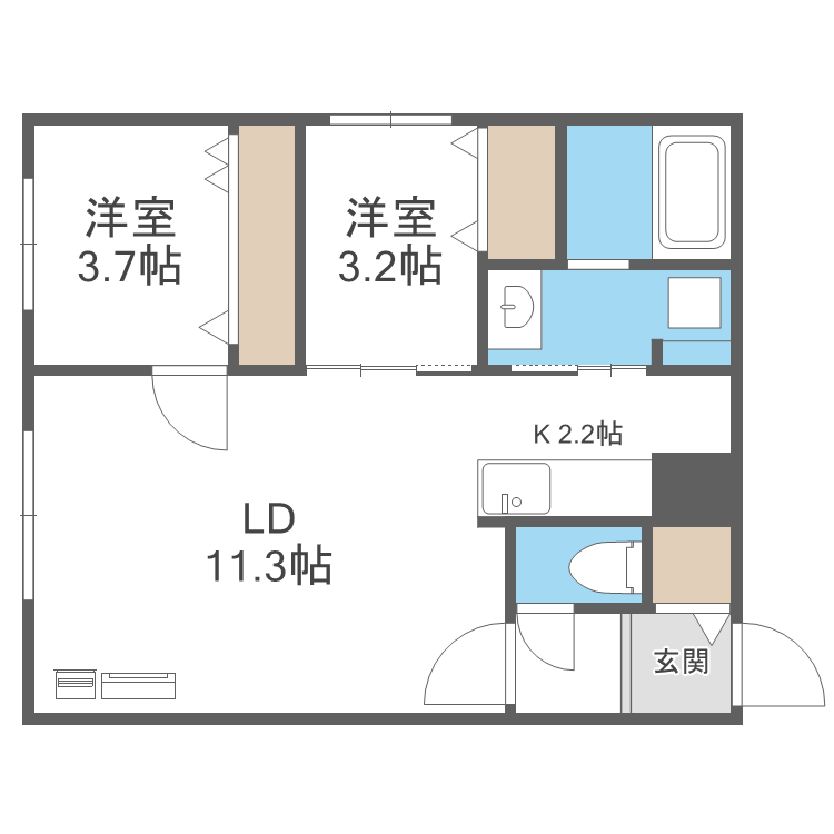 Ciel Serein円山の間取り写真