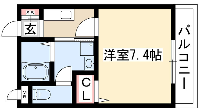 カーサ福江の間取り写真