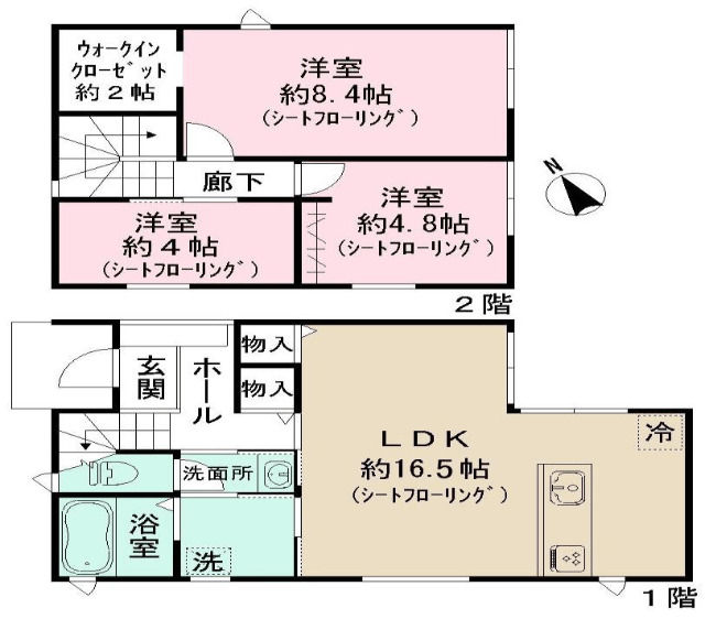 花伝荘の間取り写真