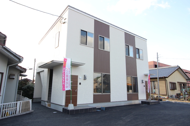 建物外観　全戸角部屋設計♪