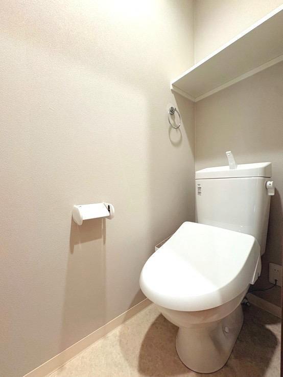 トイレ　ゆったりとした空間のトイレです