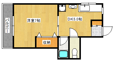 緑樹園コーポの間取り