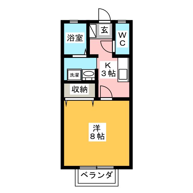 メゾンパークスの間取り