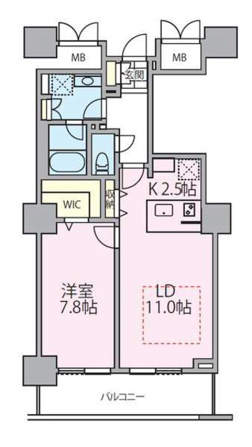 ロイヤルパークスタワー南千住の間取り