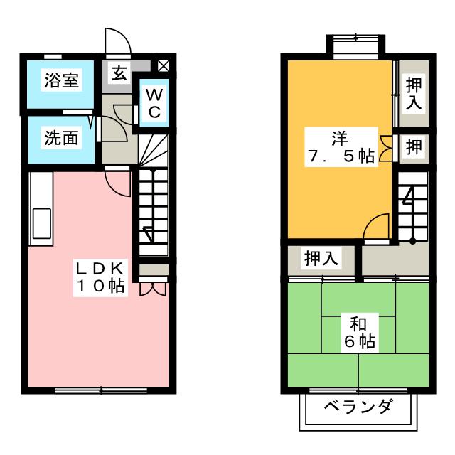 メゾンパティオの間取り