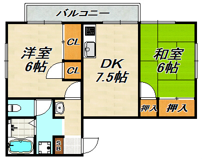 ハッピーハウススマの間取り