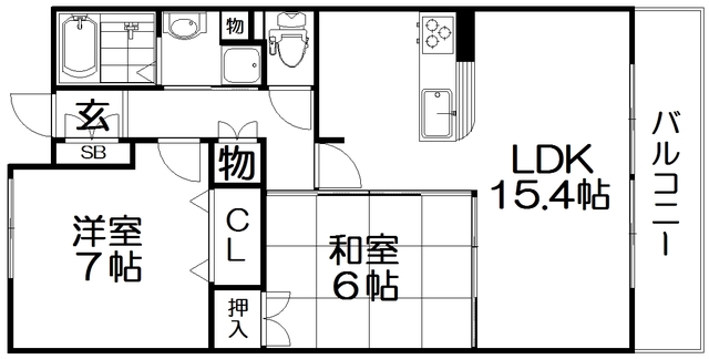 ラ・ヴェールの間取り