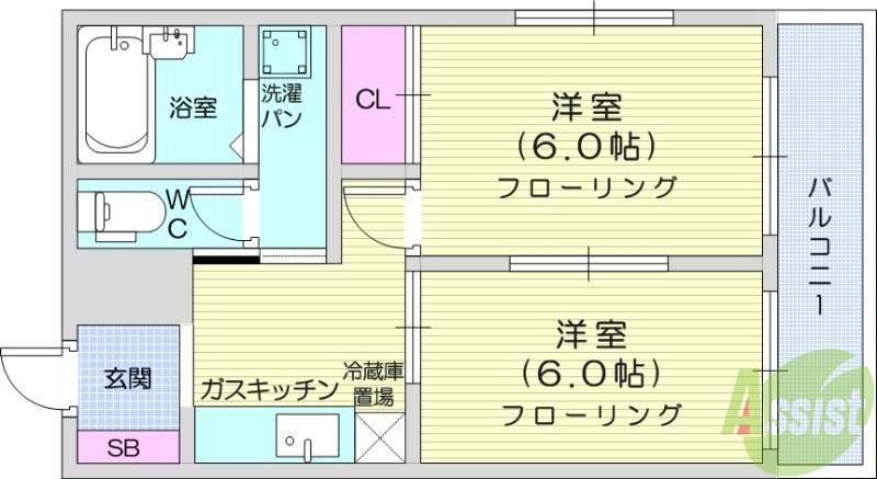 サクラハイツの間取り