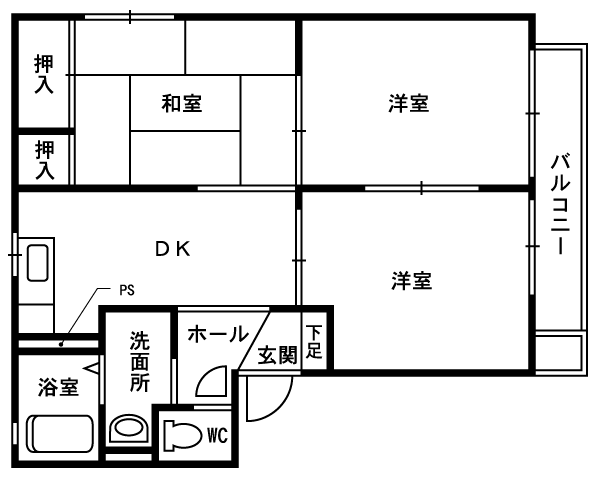 バリュージュ・リバータウンの間取り