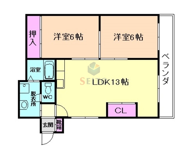 メゾンプラージュの間取り