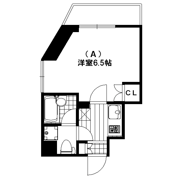 スカイコート四谷の間取り