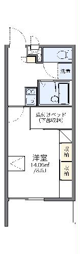 レオパレスヴィラ　レオンチーナの間取り