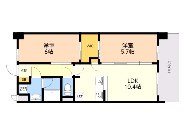 Ｓ－ＲＥＳＩＤＥＮＣＥ博多駅南ａｆｆｏｒｄの間取り