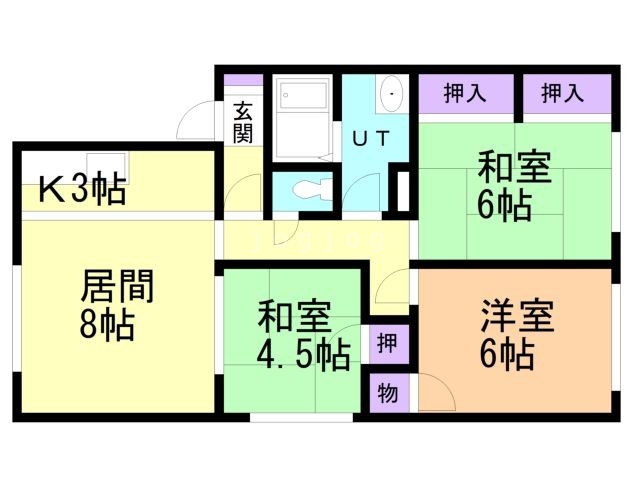 メイユール星置Iの間取り