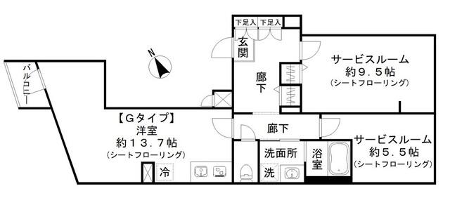 アイディ西馬込１２の間取り