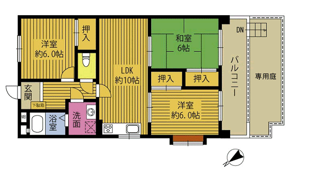 シーサイド大平の間取り