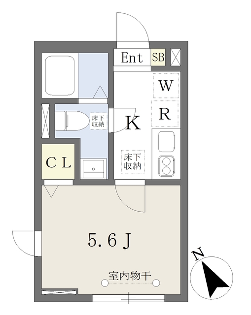 アンソレイユの間取り