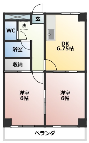 水野ビルの間取り