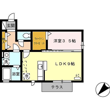 グラン ルミエール　D棟の間取り