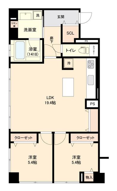 【市川市妙典のマンションの間取り】